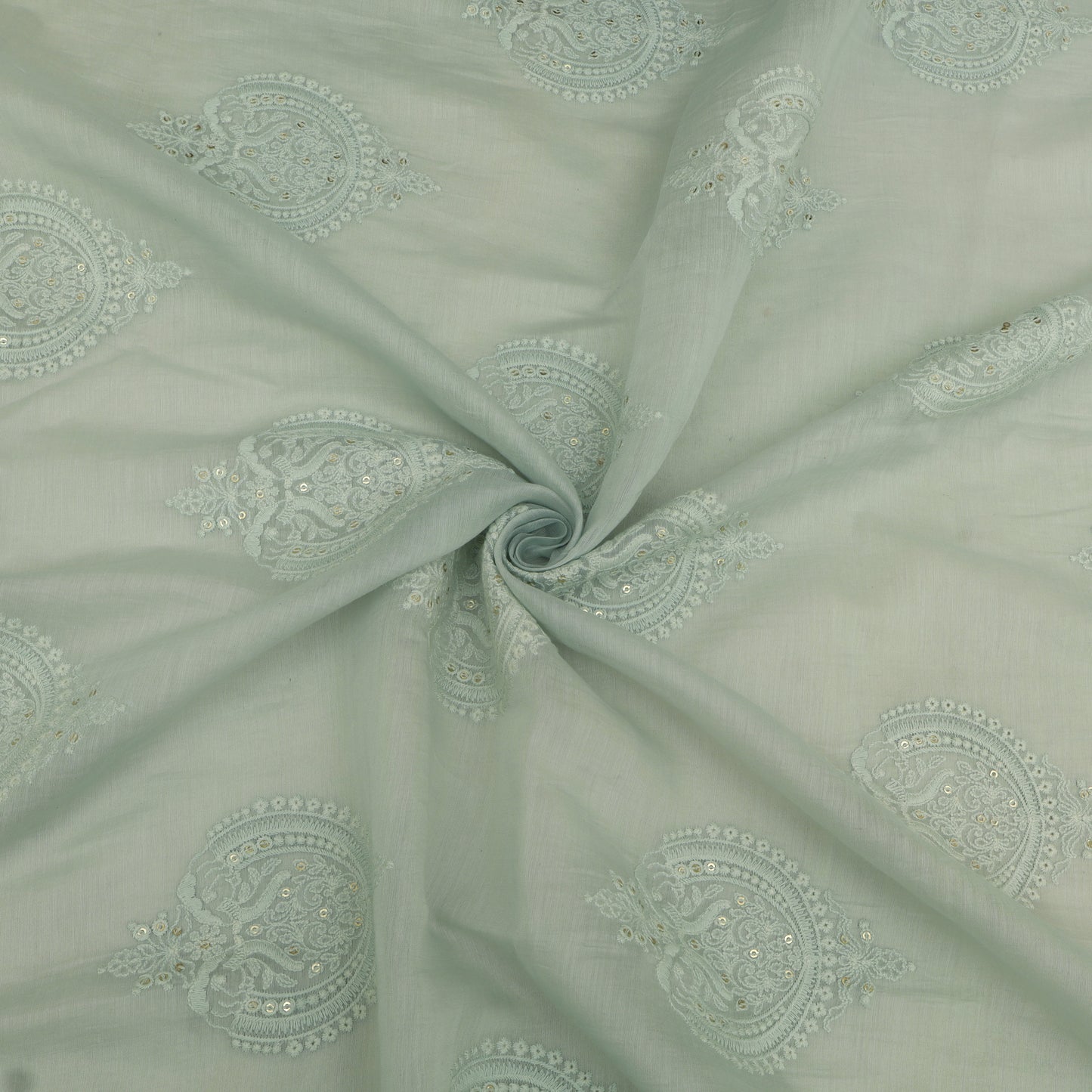 Chanderi Embroidery Fabric