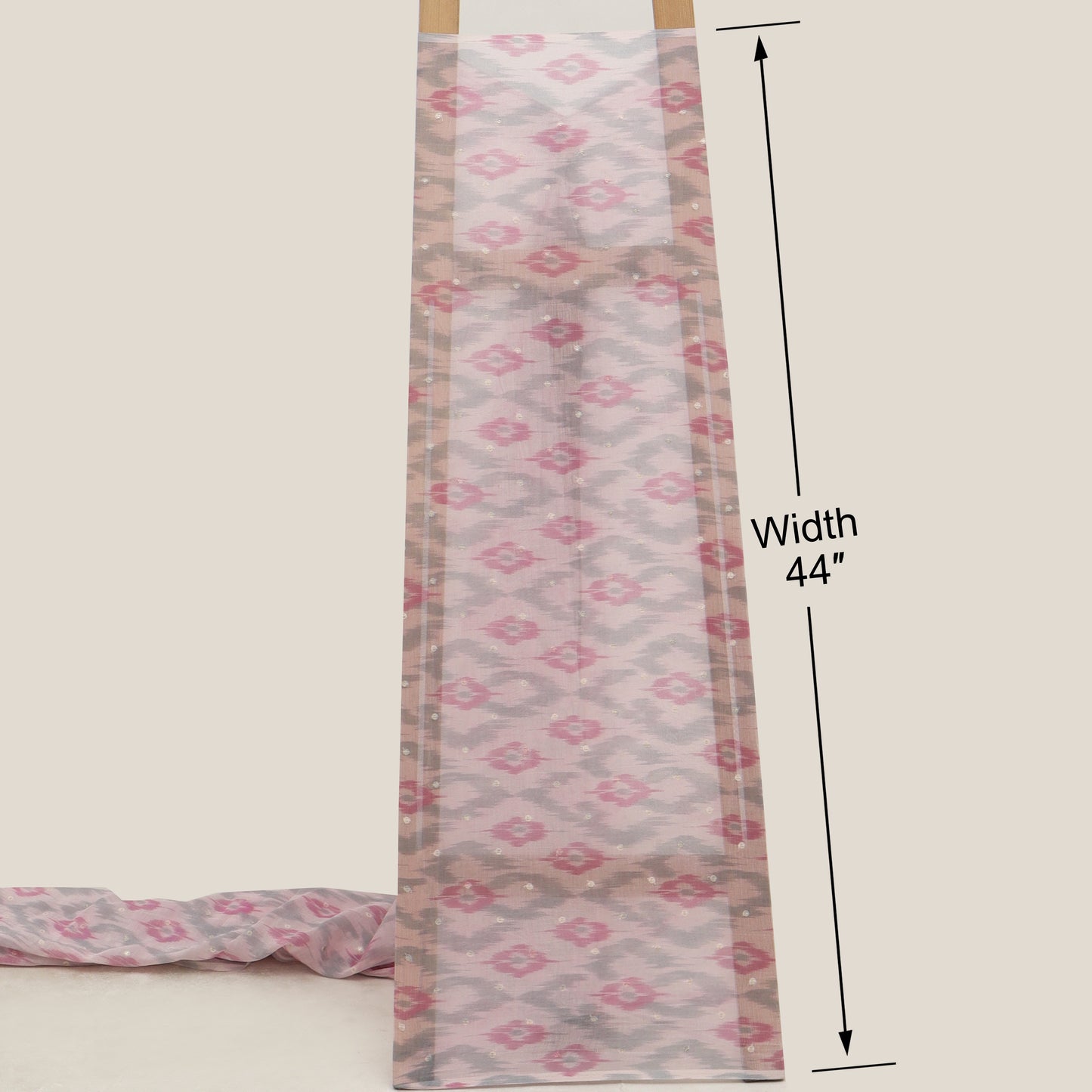 Chanderi Embroidery Fabric