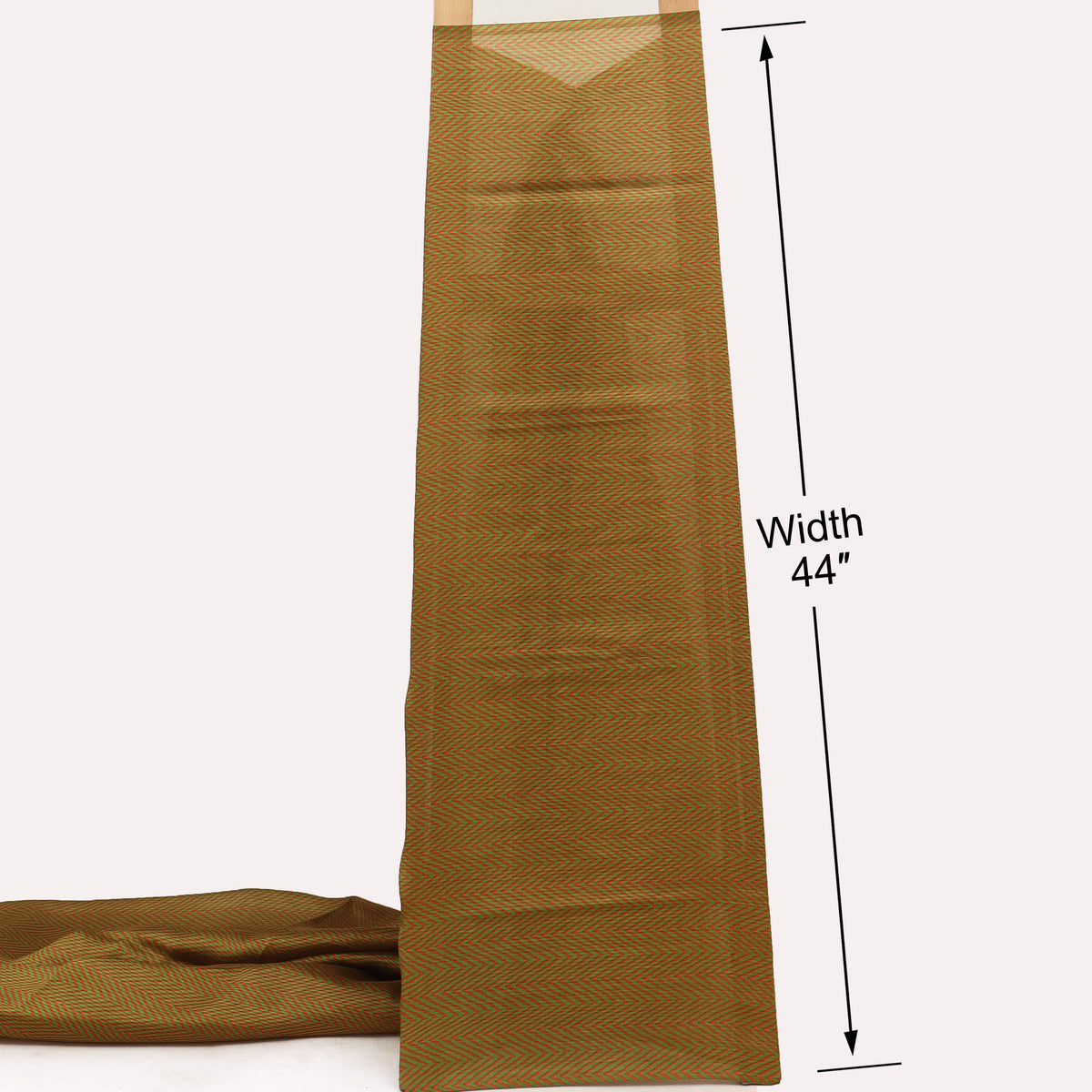 Katan Dupion Stripe Brocade Fabric