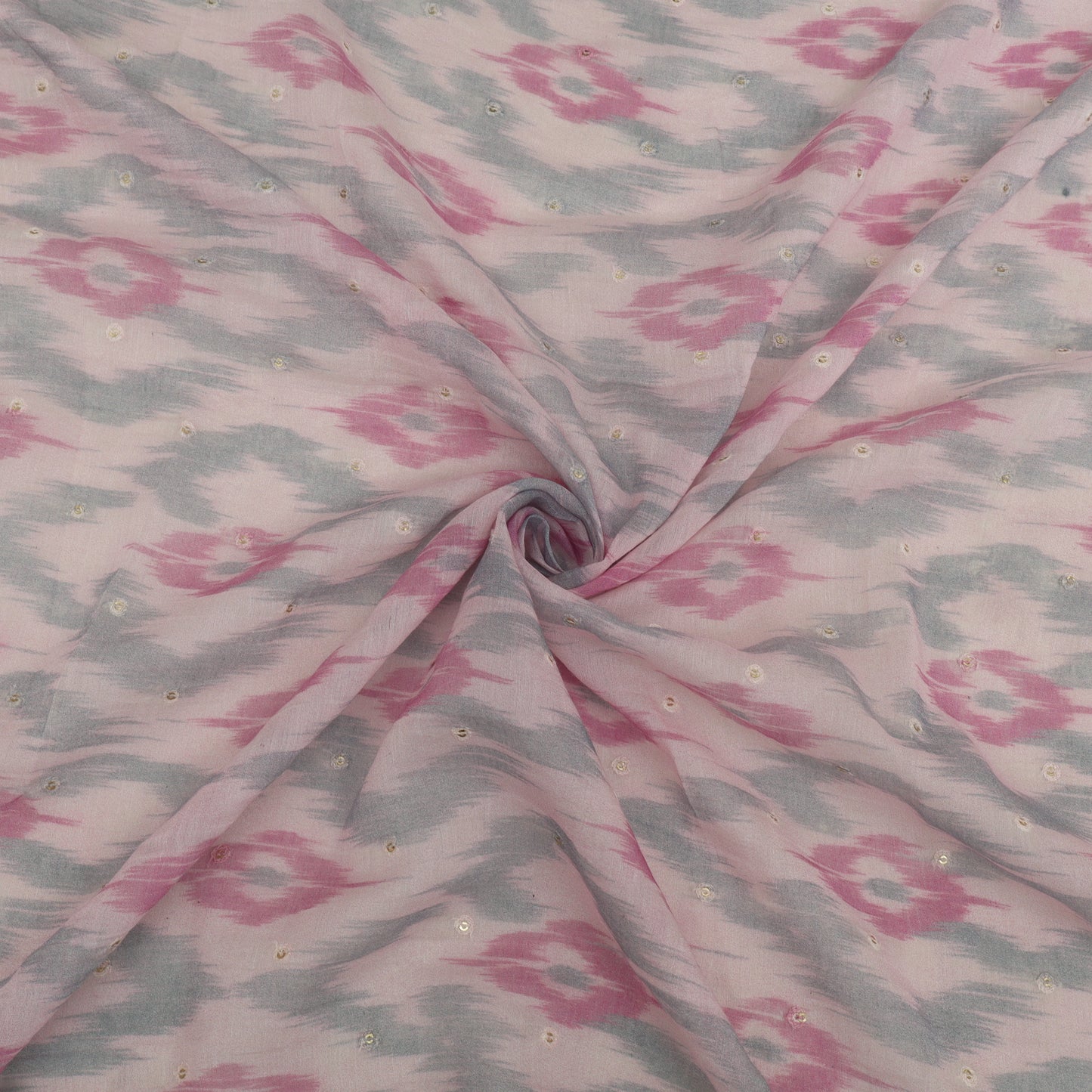 Chanderi Embroidery Fabric
