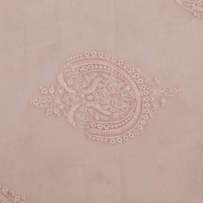 Chanderi Embroidery Fabric