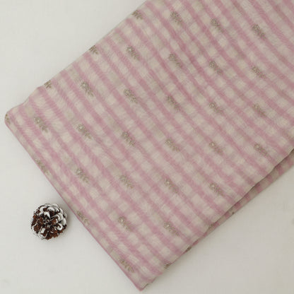 Chanderi Embroidery Fabric