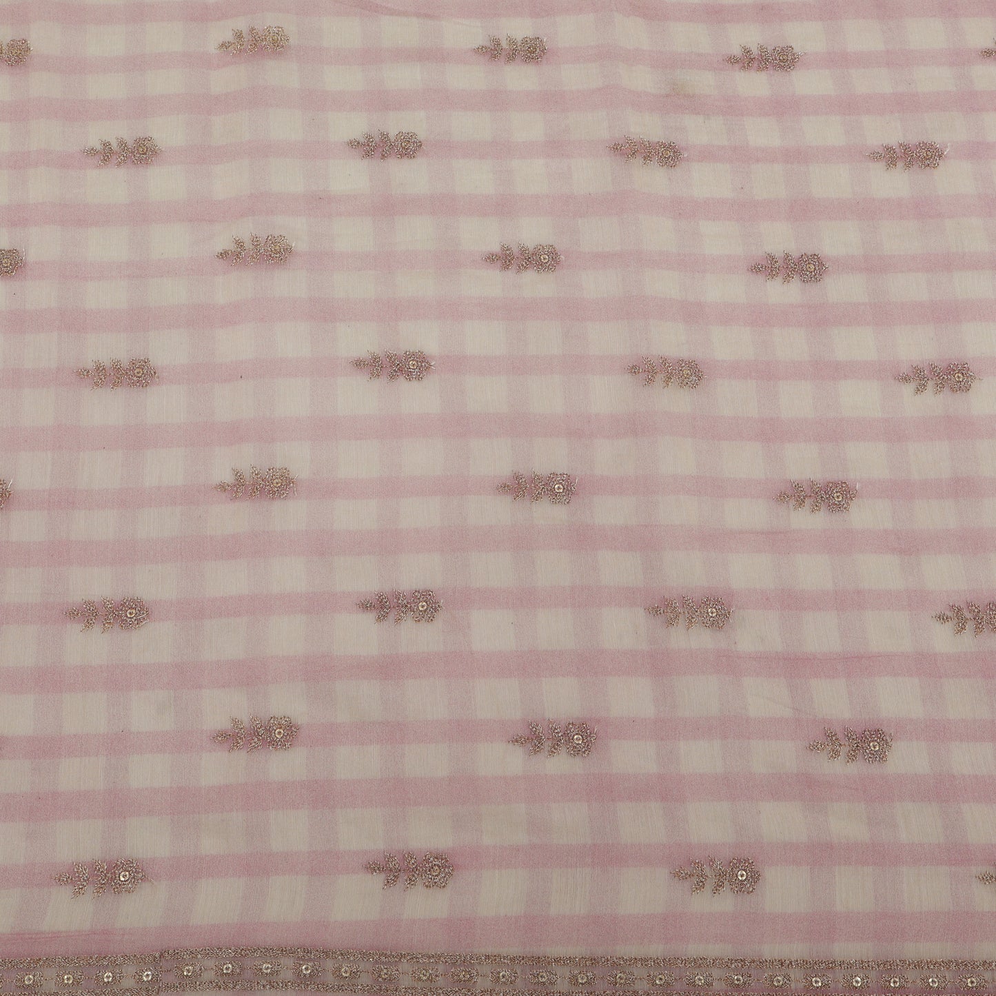 Chanderi Embroidery Fabric