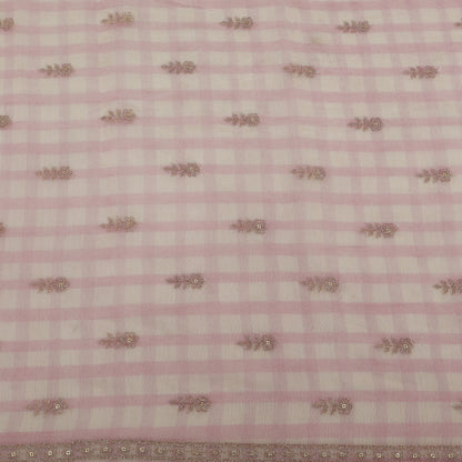 Chanderi Embroidery Fabric