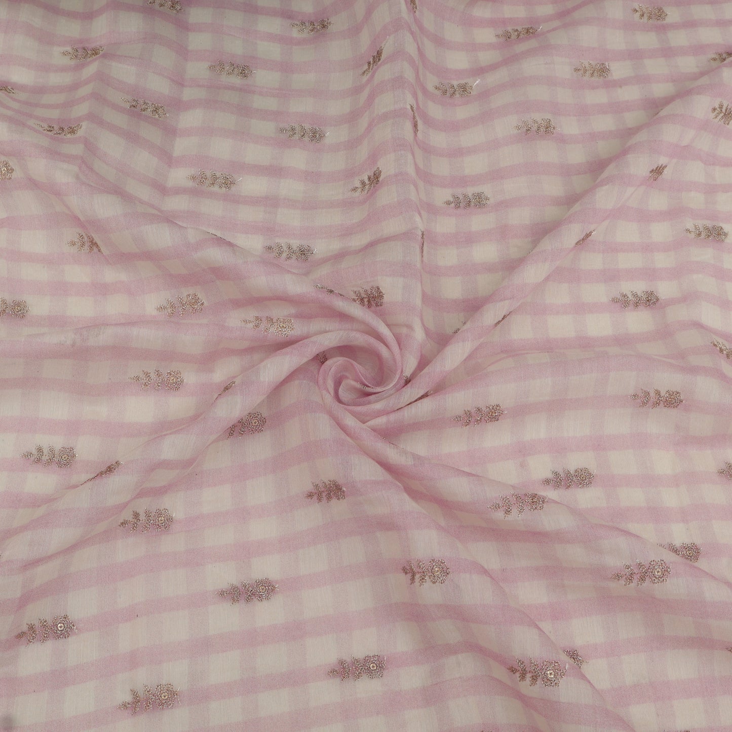 Chanderi Embroidery Fabric