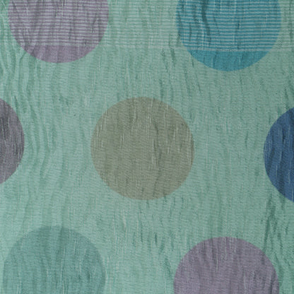 Crush Tissue Polka Dot Print Fabric