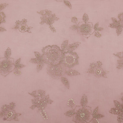 Chanderi Embroidery Fabric