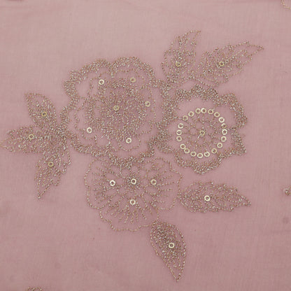 Chanderi Embroidery Fabric