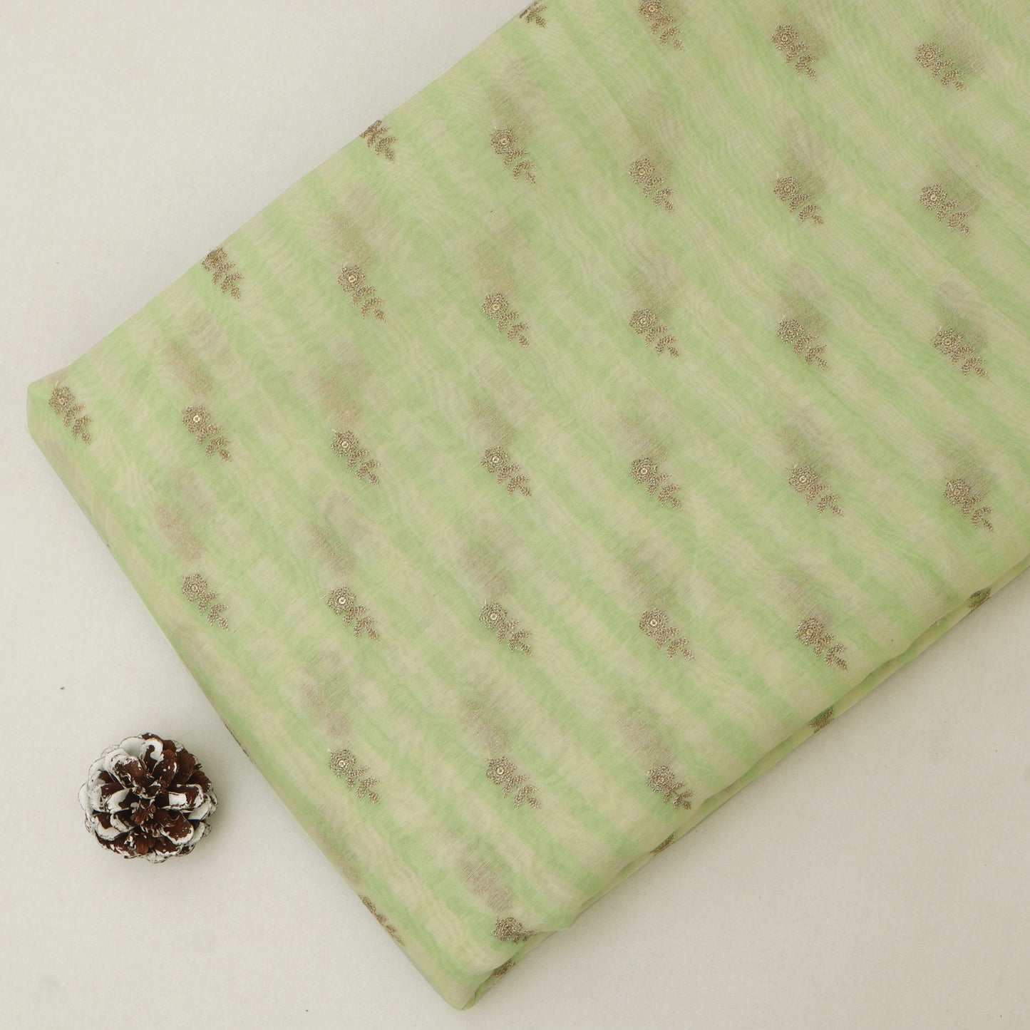 Chanderi Embroidery Fabric