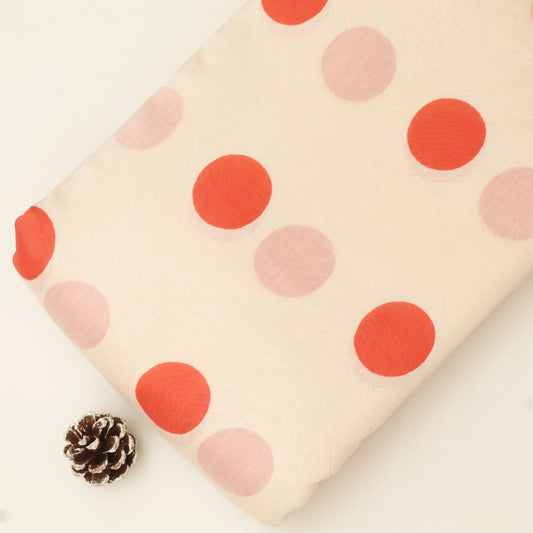 Chanderi Silk Print Fabric