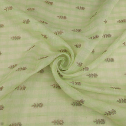 Chanderi Embroidery Fabric