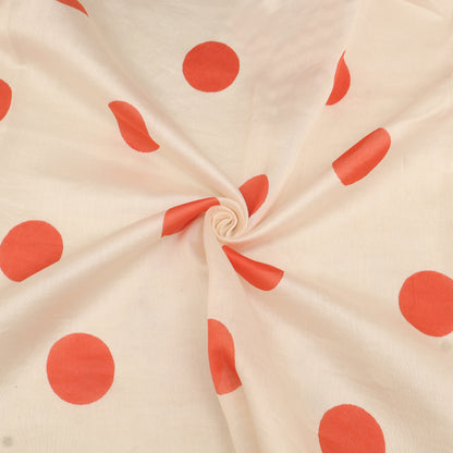 Chanderi Silk Print Fabric