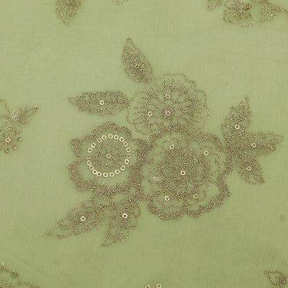 Chanderi Embroidery Fabric