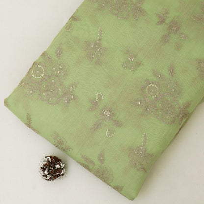 Chanderi Embroidery Fabric