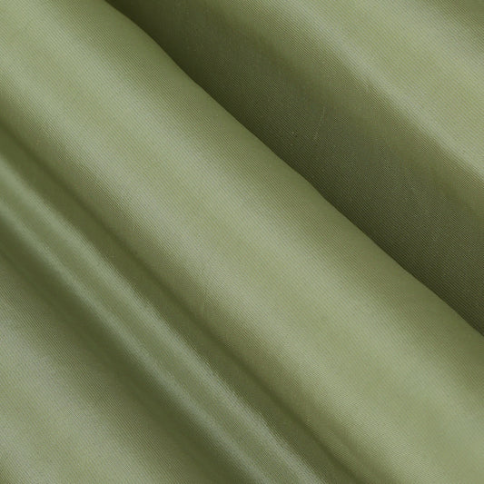 Pista Green Color Tissue plain Fabric