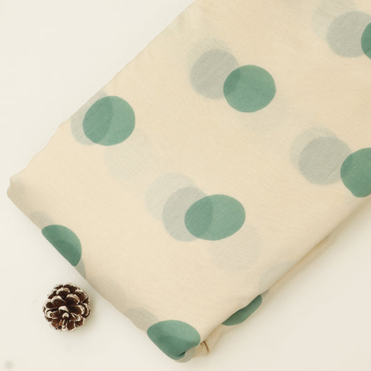 Chanderi Silk Print Fabric