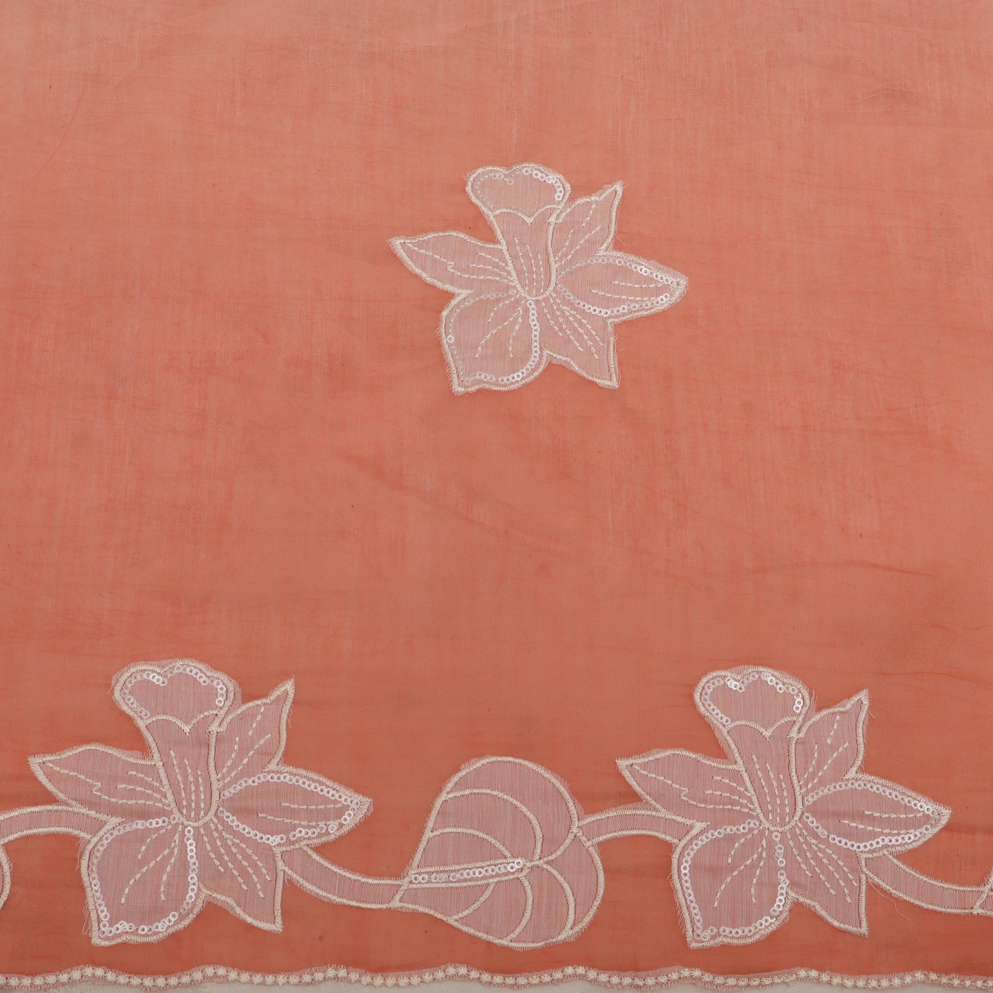 Chanderi Embroidery Fabric