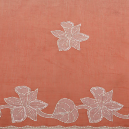 Chanderi Embroidery Fabric