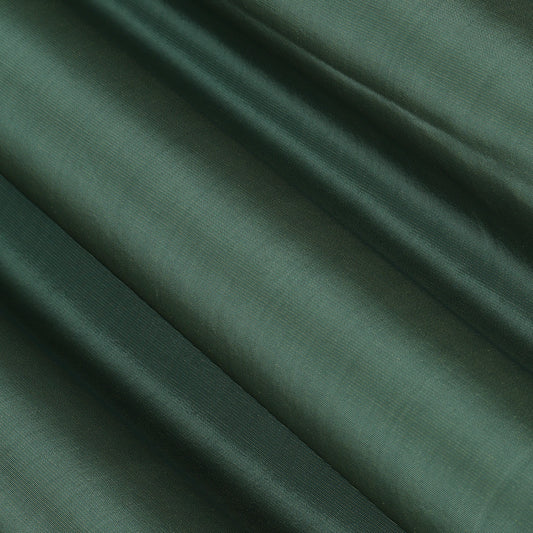 Hunter Green Color Tissue plain Fabric