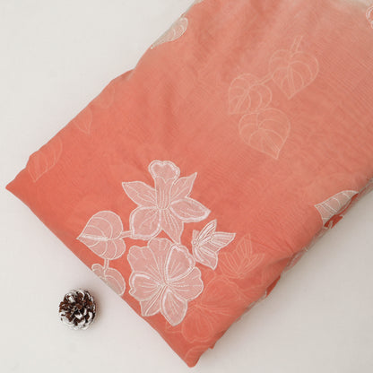 Chanderi Embroidery Fabric