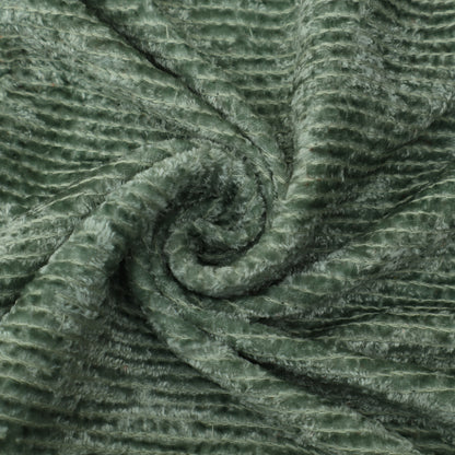 Pista Green Color Velvet Embroidery Fabric