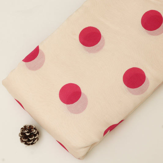 Chanderi Silk Print Fabric