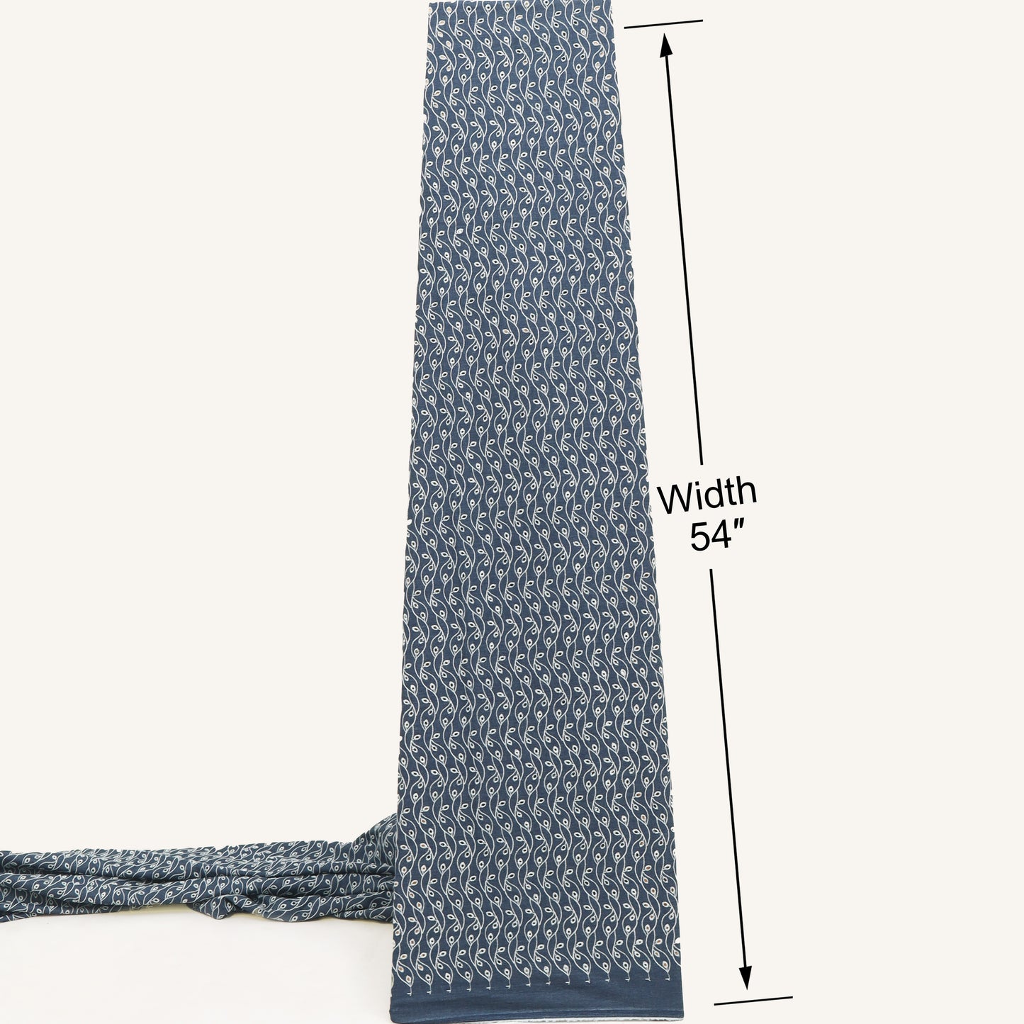 Denim Embroidery Fabric