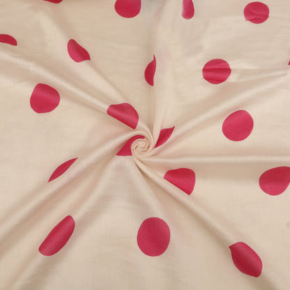 Chanderi Silk Print Fabric