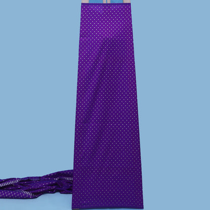 Purple Color Tanchui Brocade Fabric