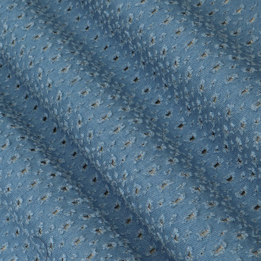 Denim Embroidery Fabric