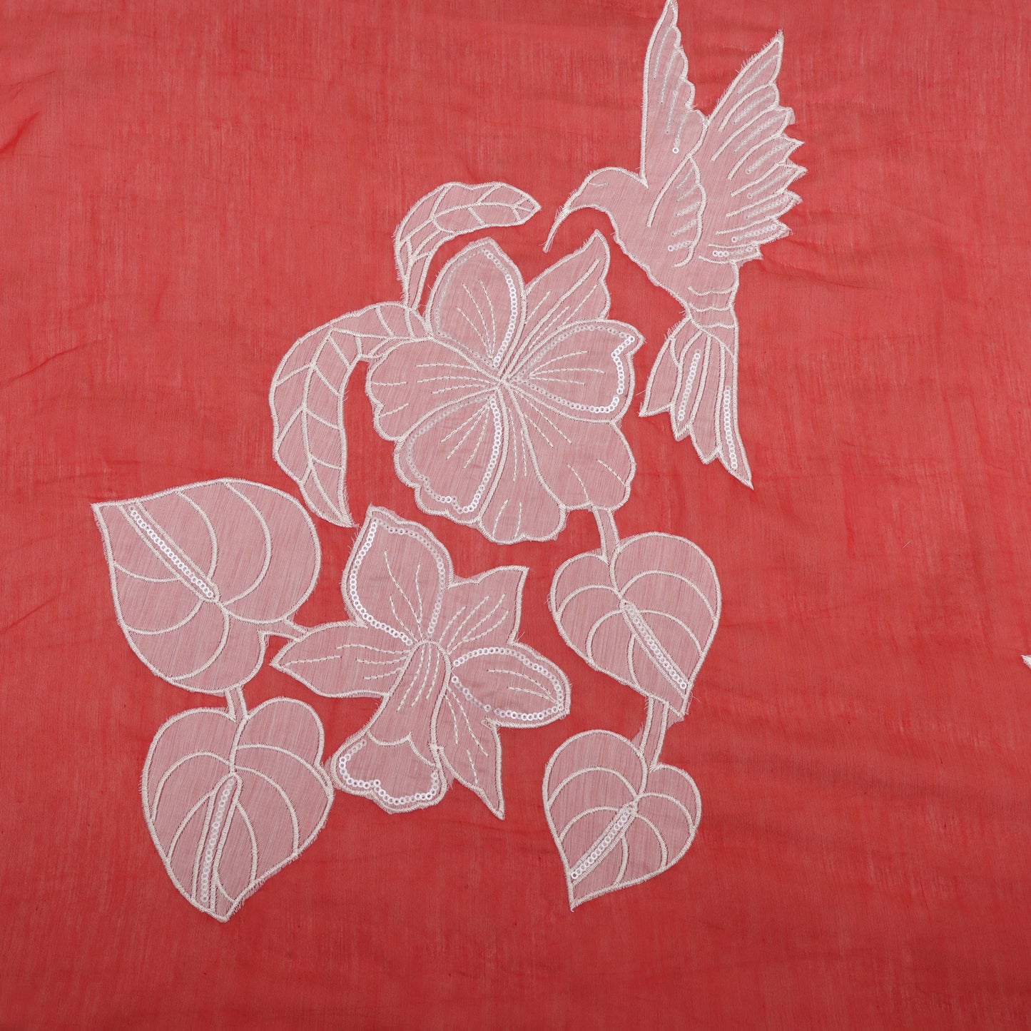 Chanderi Embroidery Fabric