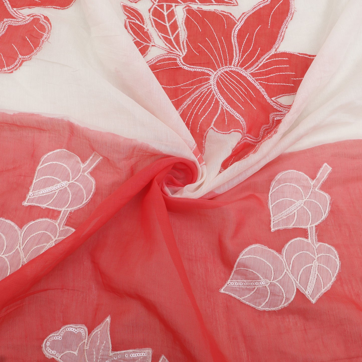 Chanderi Embroidery Fabric