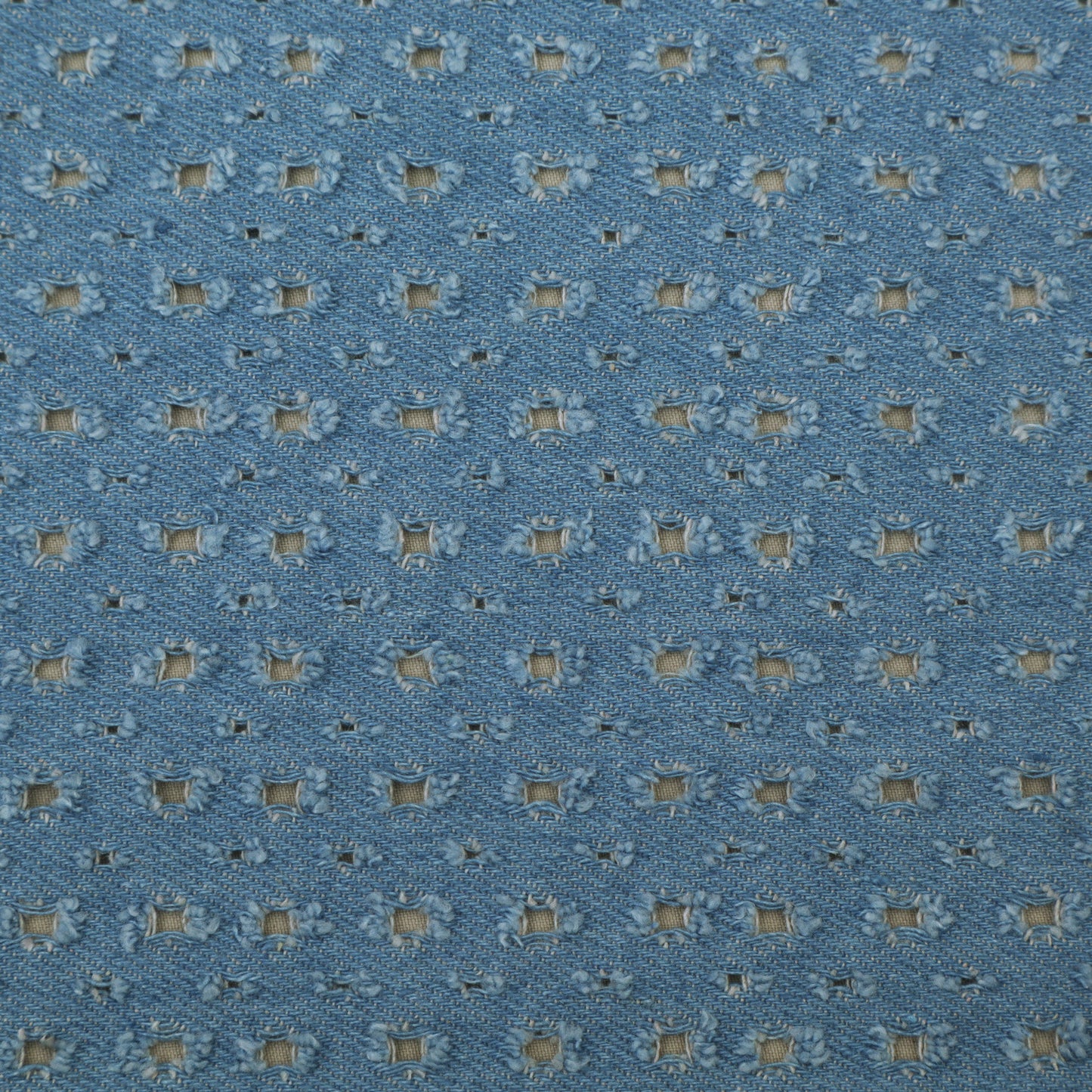Denim Embroidery Fabric
