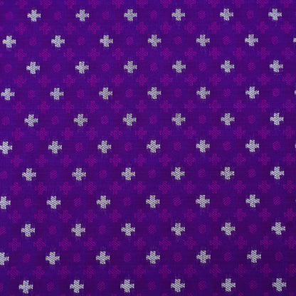 Purple Color Tanchui Brocade Fabric