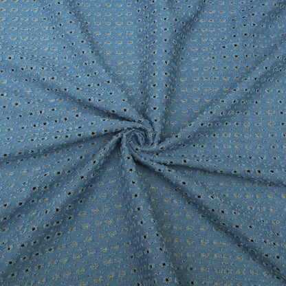 Denim Embroidery Fabric