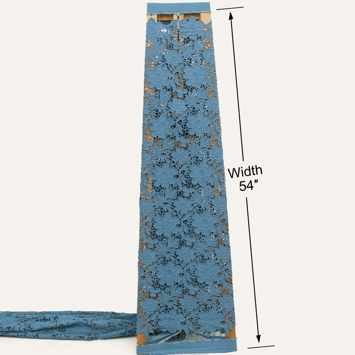 Floral Cut Work Denim Embroidery