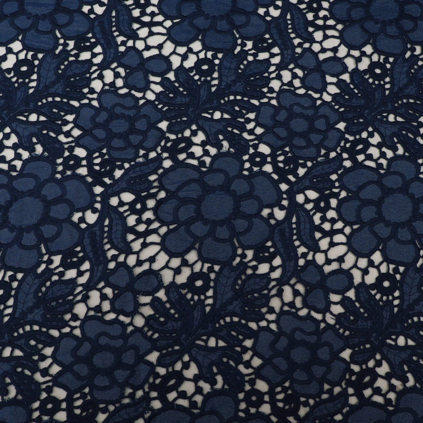 Floral Cut Work Denim Embroidery