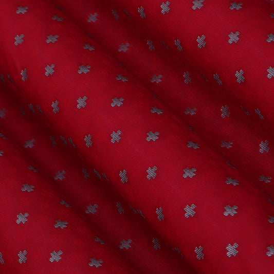 Red Color Tanchui Brocade Fabric