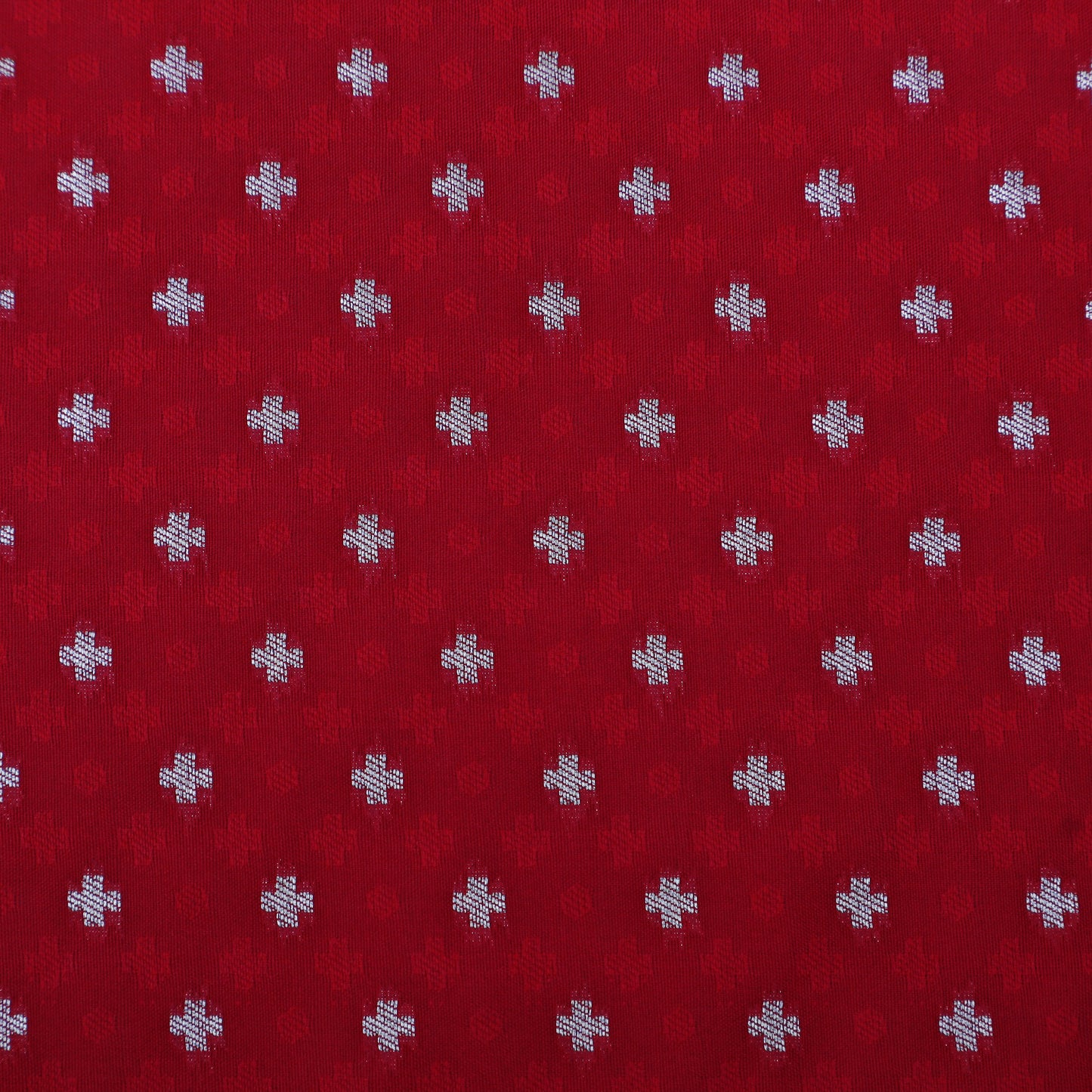 Red Color Tanchui Brocade Fabric