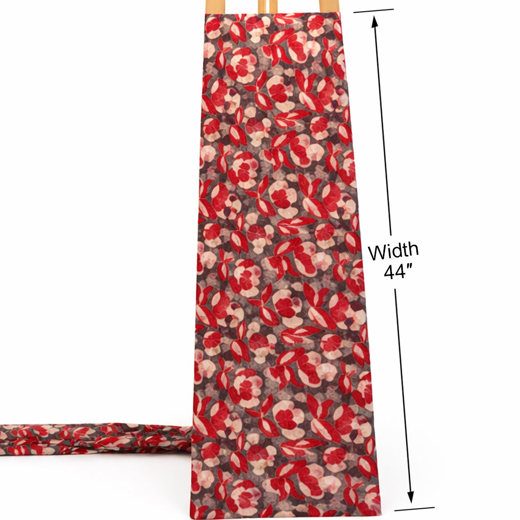 Chanderi Silk Print Fabric