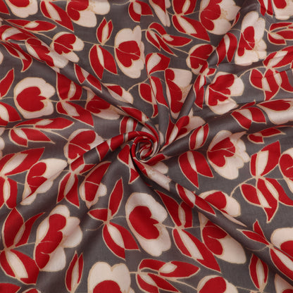Chanderi Silk Print Fabric