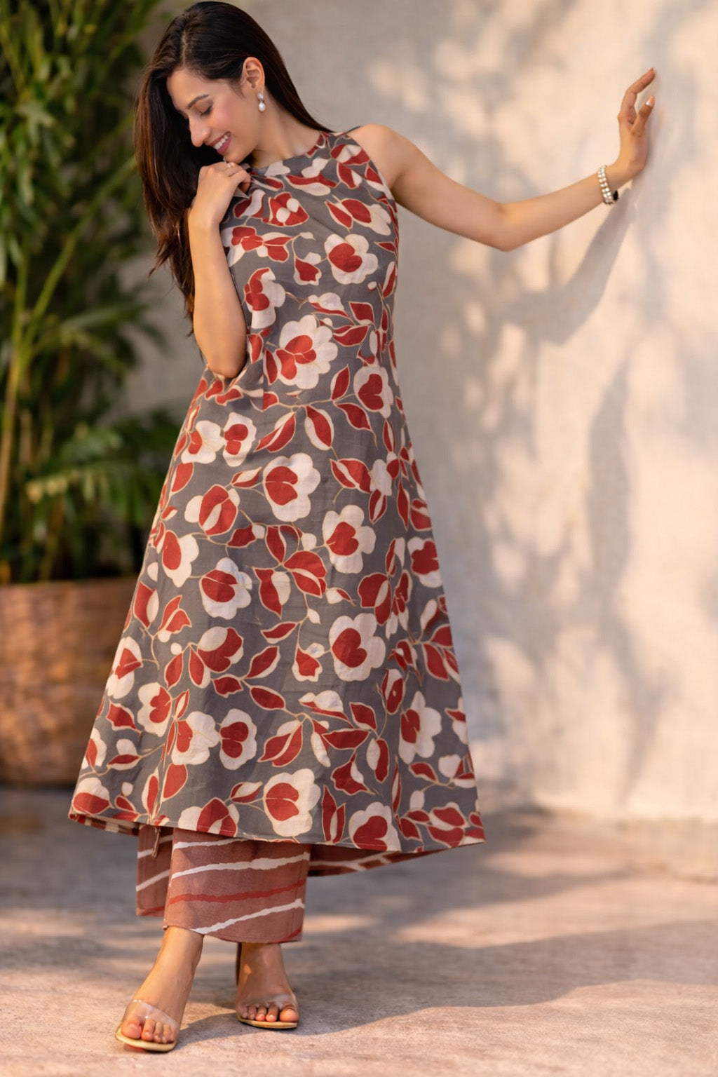 Chanderi Silk Print Fabric