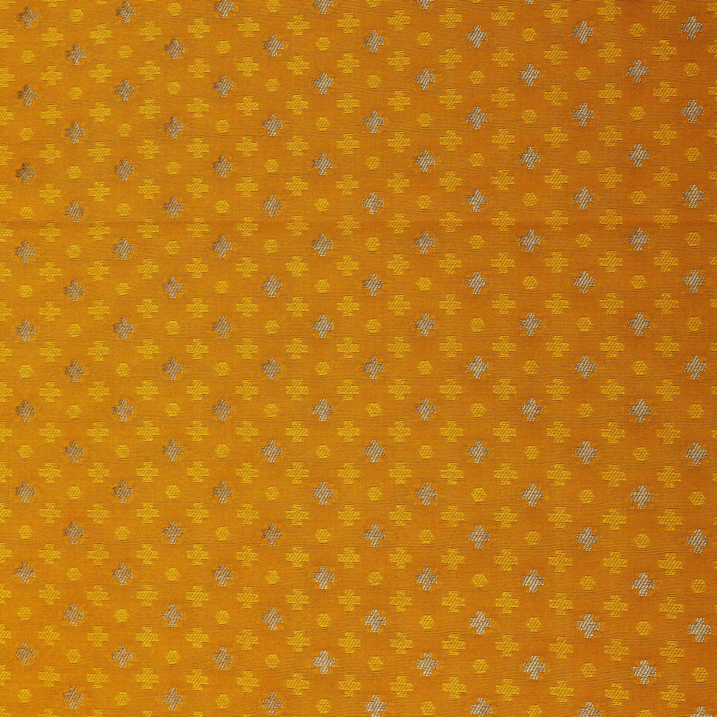 Yellow Color Tanchui Brocade Fabric