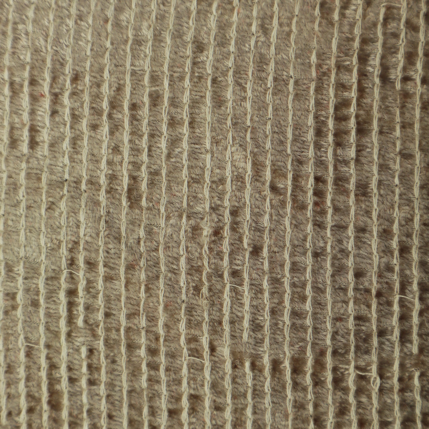 Grey Brown Color Velvet Embroidery Fabric