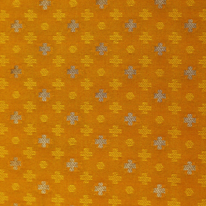 Yellow Color Tanchui Brocade Fabric