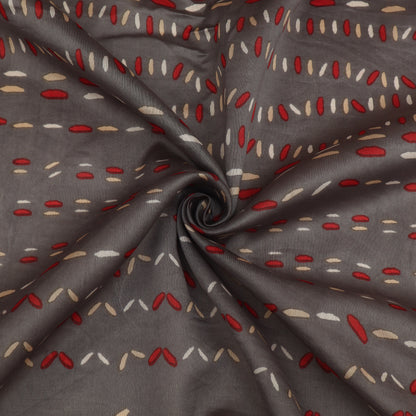 Chanderi Silk Print Fabric