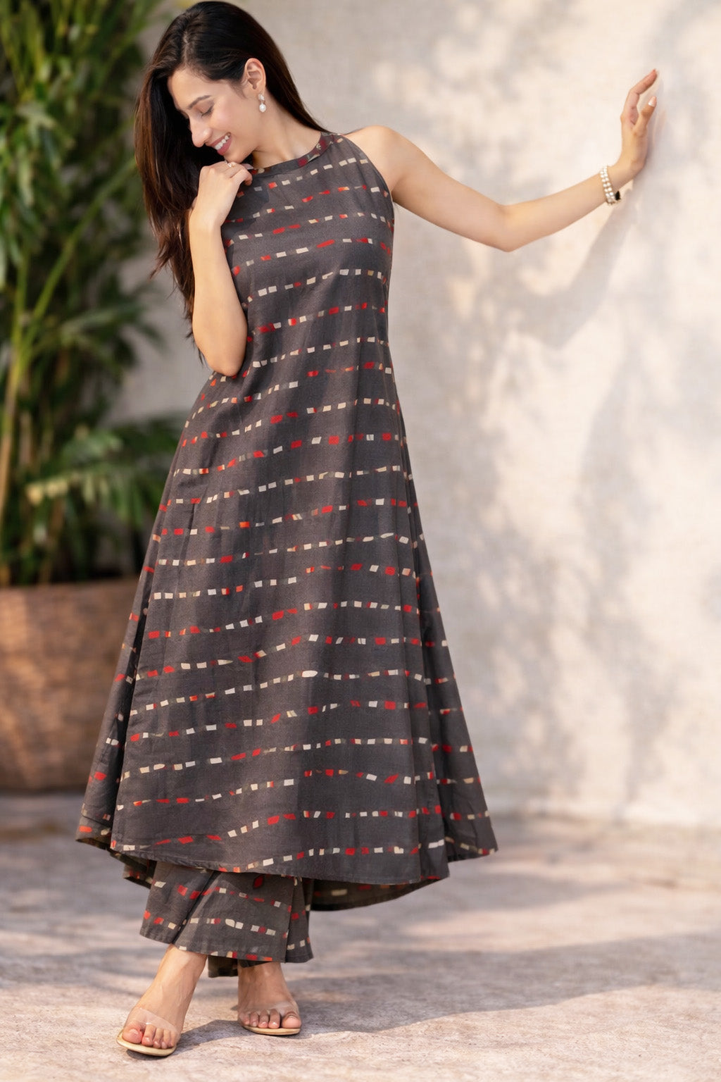 Chanderi Silk Print Fabric