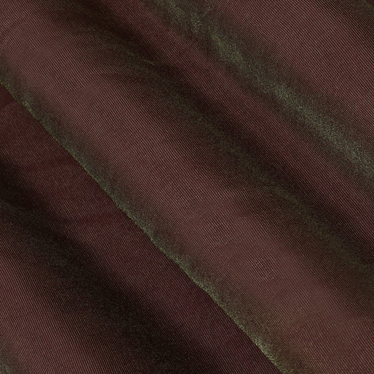 Brown Color Tissue plain Fabric