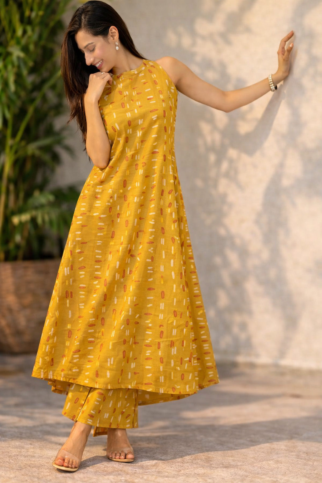 Chanderi Silk Print Fabric