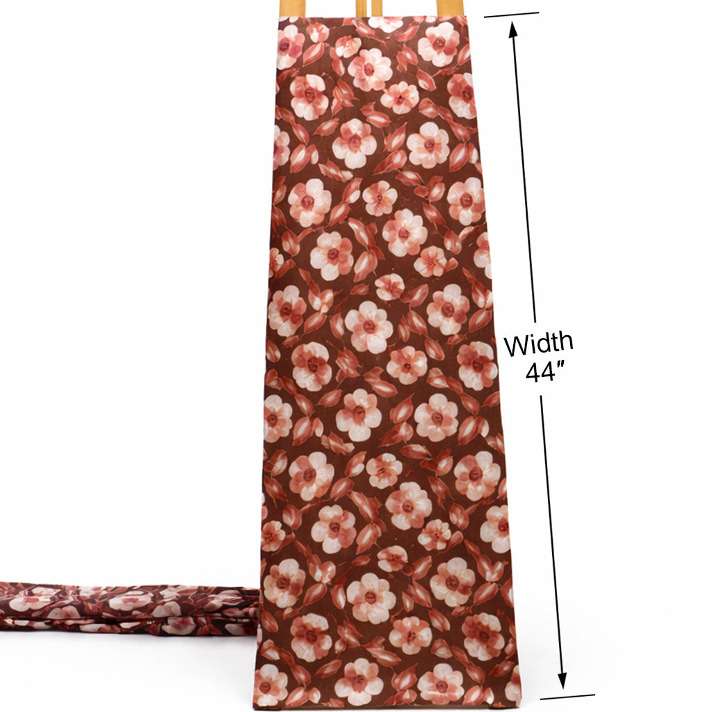Chanderi Silk Print Fabric
